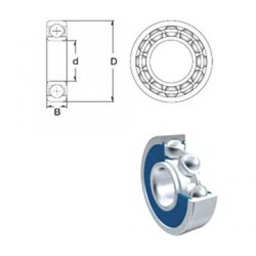 15 mm x 42 mm x 13 mm  ZEN 6302-2RS deep groove ball bearings