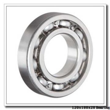 120 mm x 180 mm x 28 mm  NSK 6024VV deep groove ball bearings