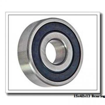 15 mm x 42 mm x 13 mm  KOYO 6302 deep groove ball bearings