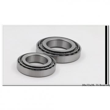 30 mm x 72 mm x 19 mm  Timken 30306 tapered roller bearings