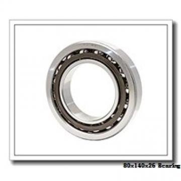 80 mm x 140 mm x 26 mm  ISO NJ216 cylindrical roller bearings