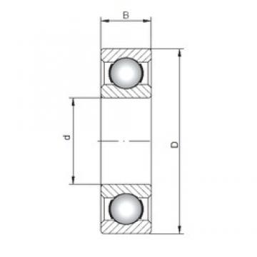170 mm x 310 mm x 52 mm  ISO 6234 deep groove ball bearings